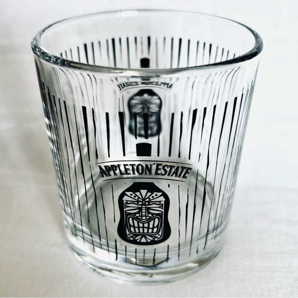 Appleton Estate Rum Tiki Mai Tai Mini Cocktail Shaker & Lowball Glass Set - Picture 4 of 7